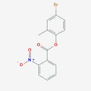 4-bromo-2-methylphenyl 2-nitrobenzoate