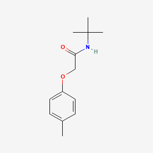 molecular formula C13H19NO2 B5506722 N-(叔丁基)-2-(4-甲基苯氧基)乙酰胺 