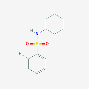 N-cyclohexyl-2-fluorobenzenesulfonamide