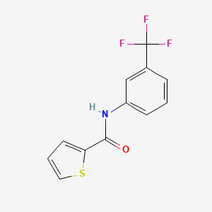 molecular formula C12H8F3NOS B5506825 N-[3-(三氟甲基)苯基]-2-噻吩甲酰胺 