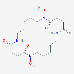 molecular formula C18H32N4O6 B055069 Bisucaberin CAS No. 112972-60-8