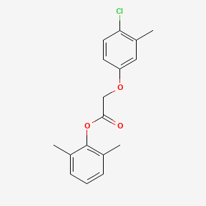 molecular formula C17H17ClO3 B5507032 2,6-dimethylphenyl (4-chloro-3-methylphenoxy)acetate 