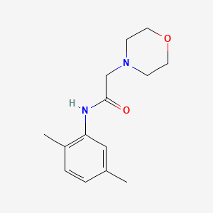 molecular formula C14H20N2O2 B5507130 N-(2,5-二甲苯基)-2-(4-吗啉基)乙酰胺 