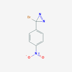 molecular formula C7H4BrN3O2 B055076 3-Bromo-3-(4-nitrophenyl)-3H-diazirine CAS No. 115127-49-6