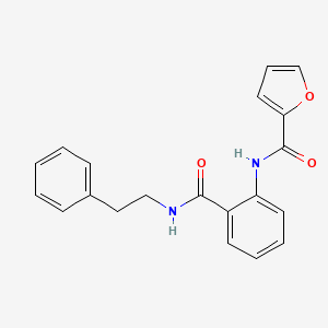 N-(2-{[(2-phenylethyl)amino]carbonyl}phenyl)-2-furamide