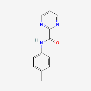 molecular formula C12H11N3O B5507677 N-(4-methylphenyl)-2-pyrimidinecarboxamide 