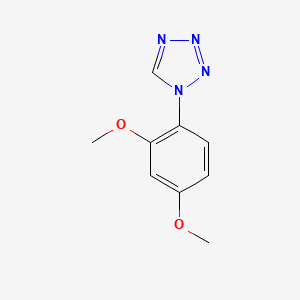 molecular formula C9H10N4O2 B5507723 1-(2,4-dimethoxyphenyl)-1H-tetrazole 