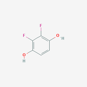 molecular formula C6H4F2O2 B055078 2,3-Difluorobenzene-1,4-diol CAS No. 124728-90-1