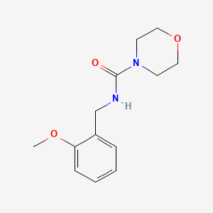 molecular formula C13H18N2O3 B5507808 N-(2-甲氧基苄基)-4-吗啉甲酰胺 