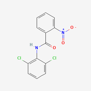 molecular formula C13H8Cl2N2O3 B5507869 N-(2,6-dichlorophenyl)-2-nitrobenzamide 