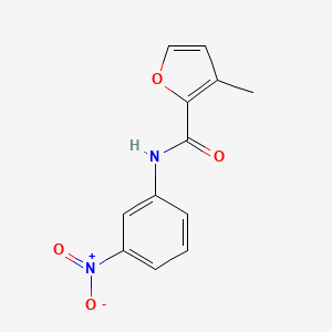 molecular formula C12H10N2O4 B5507902 3-甲基-N-(3-硝基苯基)-2-呋喃酰胺 
