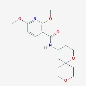 N-1,9-dioxaspiro[5.5]undec-4-yl-2,6-dimethoxynicotinamide