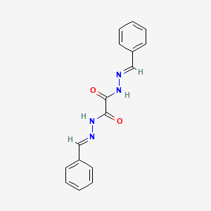 molecular formula C16H14N4O2 B5508112 N'~1~,N'~2~-dibenzylideneethanedihydrazide 