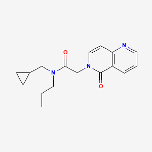N-(cyclopropylmethyl)-2-(5-oxo-1,6-naphthyridin-6(5H)-yl)-N-propylacetamide
