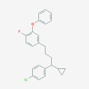 molecular formula C25H24ClFO B055082 Protrifenbute CAS No. 119544-94-4