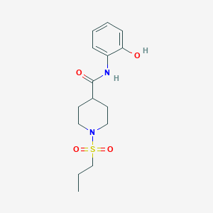 N-(2-hydroxyphenyl)-1-(propylsulfonyl)-4-piperidinecarboxamide
