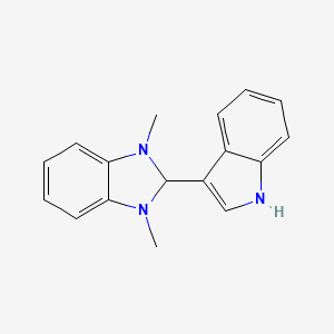 2-(1H-indol-3-yl)-1,3-dimethyl-2,3-dihydro-1H-benzimidazole