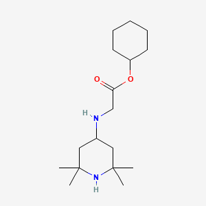 cyclohexyl N-(2,2,6,6-tetramethyl-4-piperidinyl)glycinate