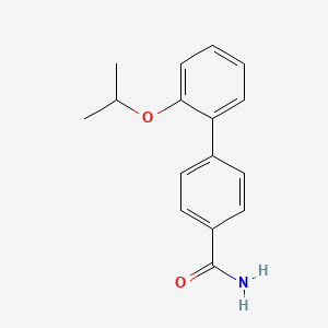molecular formula C16H17NO2 B5508547 2'-isopropoxybiphenyl-4-carboxamide 