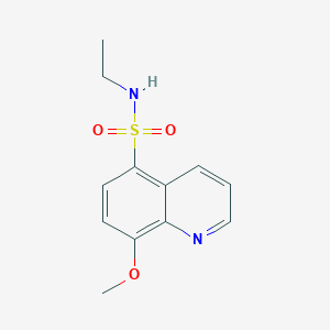 molecular formula C12H14N2O3S B5508568 N-ethyl-8-methoxyquinoline-5-sulfonamide CAS No. 129660-45-3