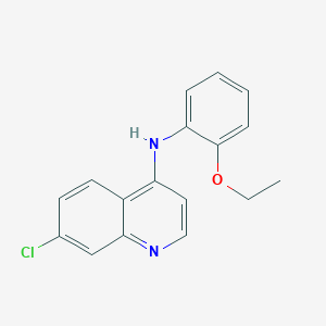 molecular formula C17H15ClN2O B5508656 7-chloro-N-(2-ethoxyphenyl)-4-quinolinamine 
