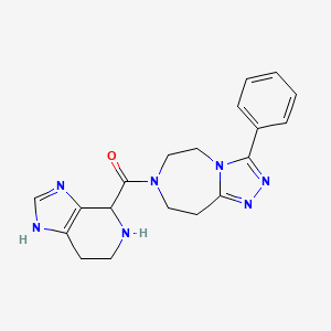 3-phenyl-7-(4,5,6,7-tetrahydro-1H-imidazo[4,5-c]pyridin-4-ylcarbonyl)-6,7,8,9-tetrahydro-5H-[1,2,4]triazolo[4,3-d][1,4]diazepine dihydrochloride