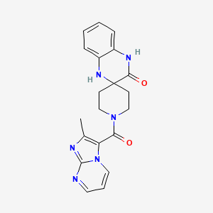 1-[(2-methylimidazo[1,2-a]pyrimidin-3-yl)carbonyl]-1',4'-dihydro-3'H-spiro[piperidine-4,2'-quinoxalin]-3'-one
