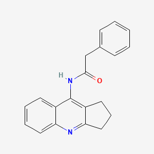 N-(2,3-dihydro-1H-cyclopenta[b]quinolin-9-yl)-2-phenylacetamide