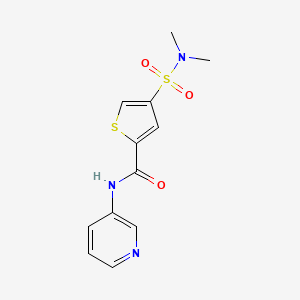 4-[(dimethylamino)sulfonyl]-N-3-pyridinyl-2-thiophenecarboxamide