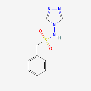 1-phenyl-N-4H-1,2,4-triazol-4-ylmethanesulfonamide