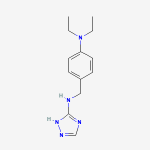 N-[4-(diethylamino)benzyl]-1H-1,2,4-triazol-3-amine
