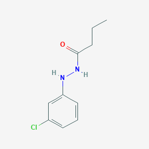 molecular formula C10H13ClN2O B5509743 N'-(3-氯苯基)丁酰肼 