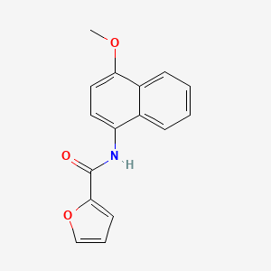 molecular formula C16H13NO3 B5509760 N-(4-methoxy-1-naphthyl)-2-furamide 