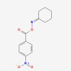 molecular formula C13H14N2O4 B5509862 cyclohexanone O-(4-nitrobenzoyl)oxime 
