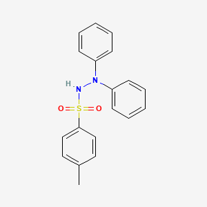 molecular formula C19H18N2O2S B5509919 4-methyl-N',N'-diphenylbenzenesulfonohydrazide 