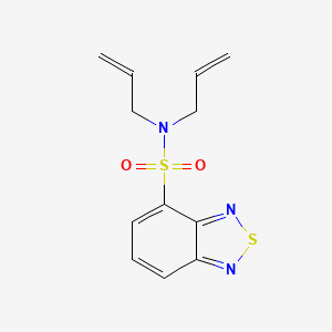 molecular formula C12H13N3O2S2 B5510002 N,N-diallyl-2,1,3-benzothiadiazole-4-sulfonamide 