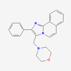 3-(4-morpholinylmethyl)-2-phenylimidazo[2,1-a]isoquinoline