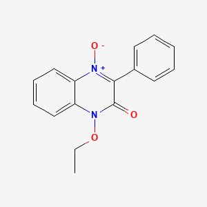 molecular formula C16H14N2O3 B5510067 1-ethoxy-3-phenyl-2(1H)-quinoxalinone 4-oxide 