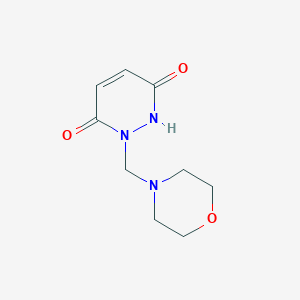 molecular formula C9H13N3O3 B5510104 6-hydroxy-2-(4-morpholinylmethyl)-3(2H)-pyridazinone 