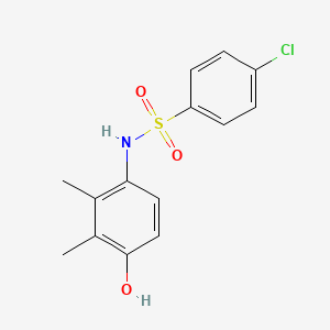 4-chloro-N-(4-hydroxy-2,3-dimethylphenyl)benzenesulfonamide