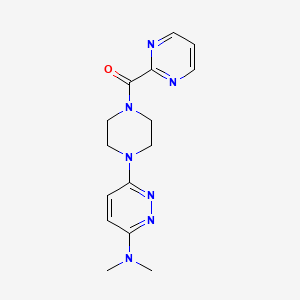 N,N-dimethyl-6-[4-(2-pyrimidinylcarbonyl)-1-piperazinyl]-3-pyridazinamine