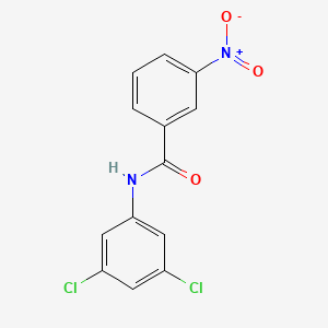 molecular formula C13H8Cl2N2O3 B5510316 N-(3,5-dichlorophenyl)-3-nitrobenzamide 