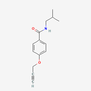 N-isobutyl-4-(2-propyn-1-yloxy)benzamide