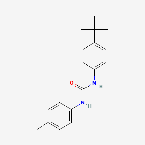 molecular formula C18H22N2O B5510521 N-(4-tert-butylphenyl)-N'-(4-methylphenyl)urea 