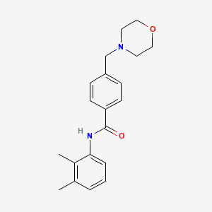 molecular formula C20H24N2O2 B5510817 N-(2,3-dimethylphenyl)-4-(4-morpholinylmethyl)benzamide 