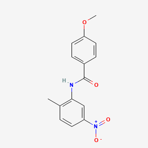 molecular formula C15H14N2O4 B5510843 4-methoxy-N-(2-methyl-5-nitrophenyl)benzamide CAS No. 316150-90-0