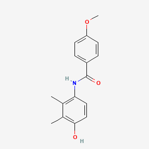 molecular formula C16H17NO3 B5510888 N-(4-hydroxy-2,3-dimethylphenyl)-4-methoxybenzamide 
