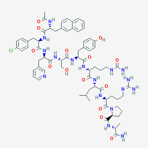 molecular formula C70H92ClN17O14 B055110 Cetrorelix CAS No. 120287-85-6