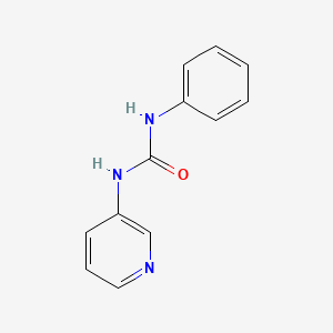 molecular formula C12H11N3O B5511027 N-苯基-N'-3-吡啶基脲 
