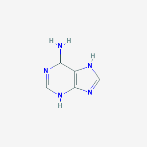 molecular formula C5H7N5 B055111 6,7-dihydro-3H-purin-6-amine CAS No. 122494-09-1